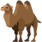 Two-Hump Camel emoji on Facebook